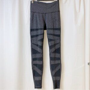 Lululemon Wunder Under Special Edition Tech Mesh 28" Size 6 Heathered Black